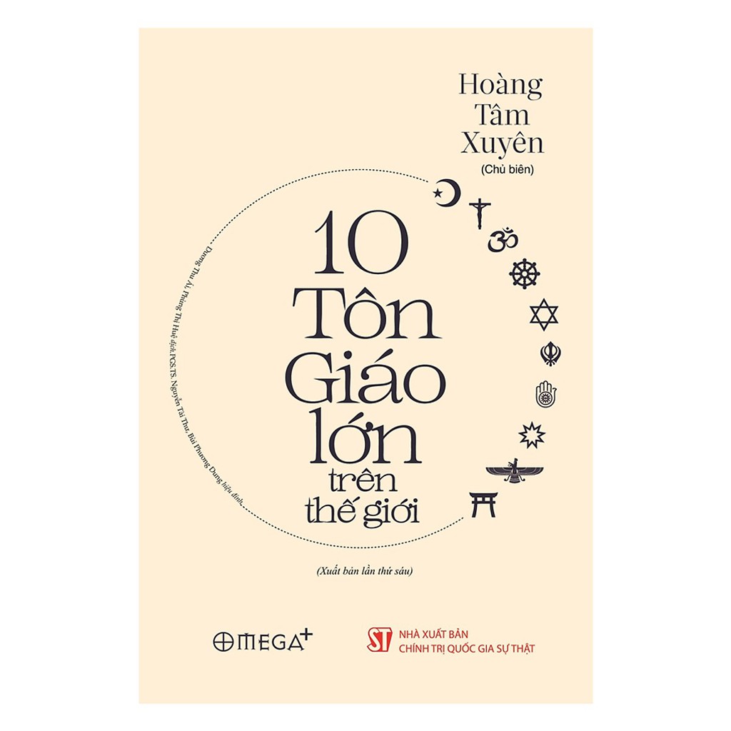 Nguyetlinhbook - sách - 10 tôn giáo lớn trên thế giới - tác giả hoàng tâm xuyên.