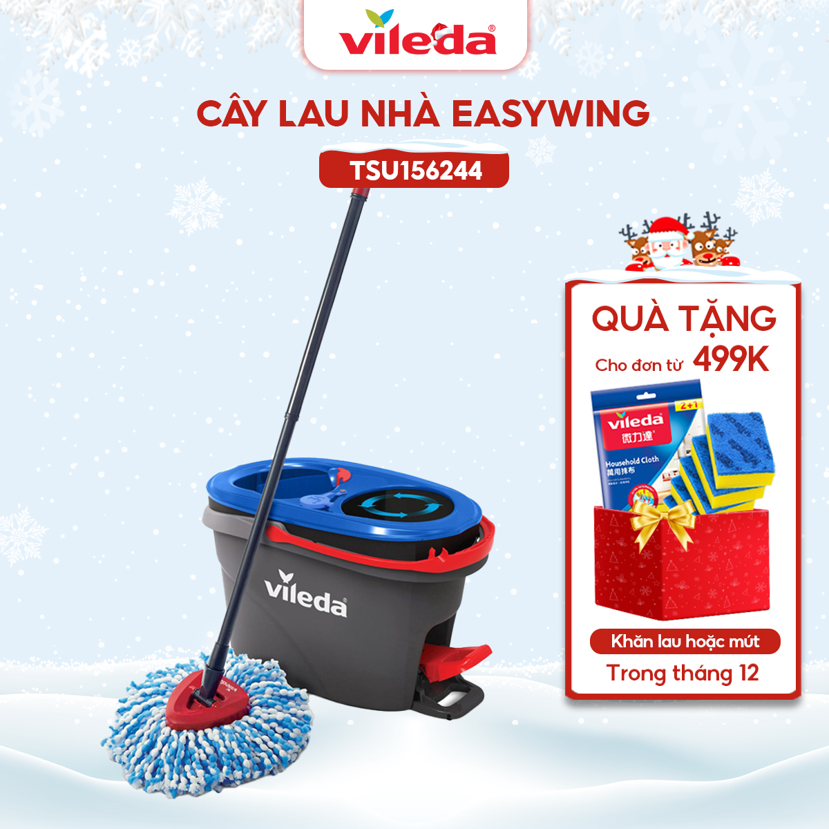 VILEDA Easy Wring & Clean Set (mop and bucket)--Wing On NETshop