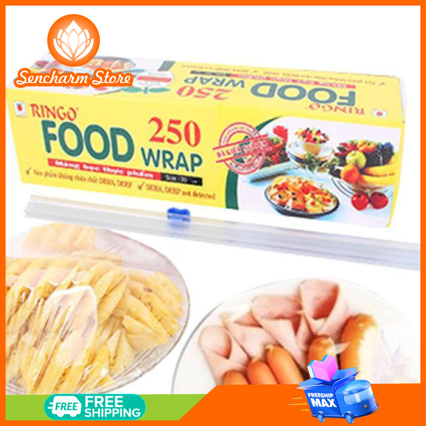 [HCM]Cuộn bọc nhựa thực phẩm Food Wrap - Sencharm - dễ sử dụng hợp vệ sinh