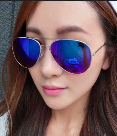 (Xem video thật) - Kính Mắt Tráng Gương Hàn Quốc Chống Tia UV - Kính gương 2 màu Kính120