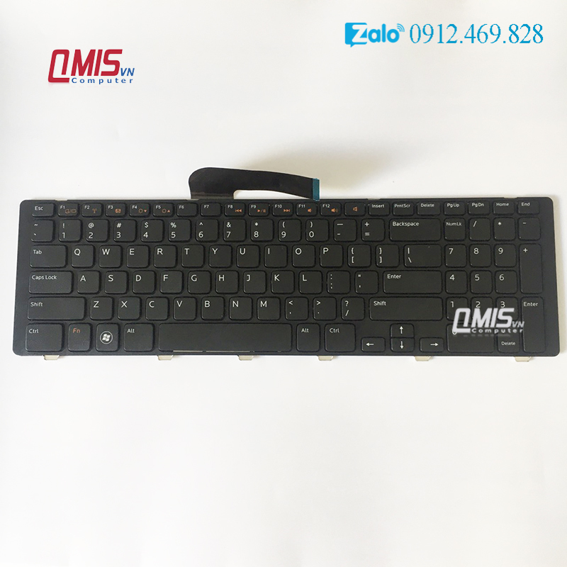 Bàn phím laptop dell inspiron 17r n5720 5720 n7110 7170 n7720, vostro 3750 v3750, studio xps 17 l702x – v3750/n7110