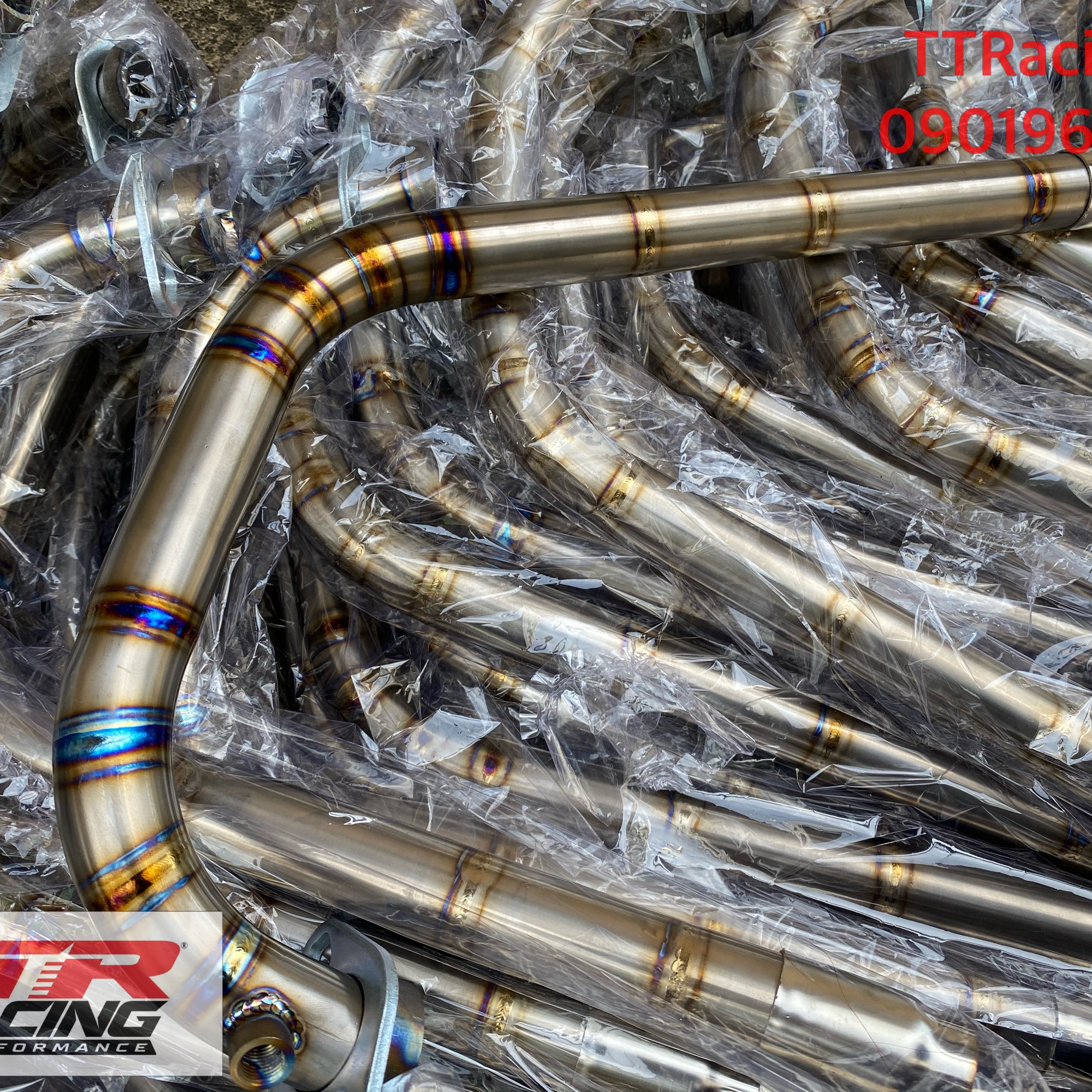 [HCM]Cổ Titan Suzuki Satria Raider Fi gắn pô zin size 32 mm