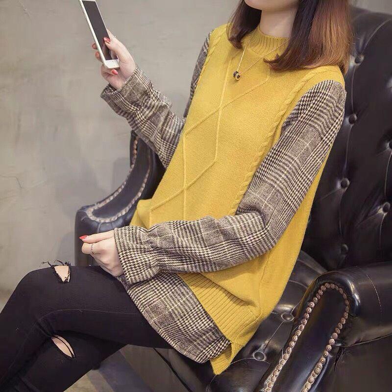 Áo len xẻ tà dòng cao cấp