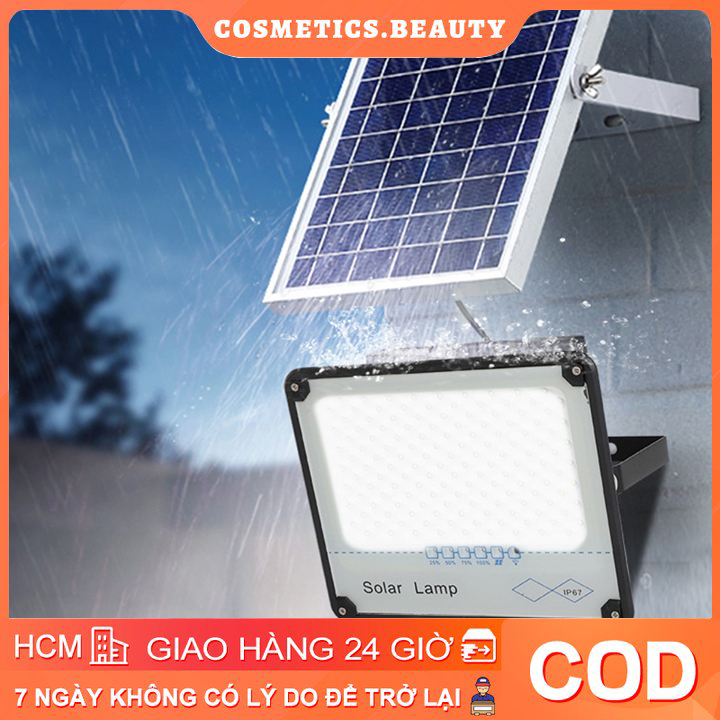 Đèn năng lượng mặt trời,đèn led chống lóa cao cấp 2023 100w,200w,300w khung nhôm trời, đèn led năng lượng mặt trời chống lóa