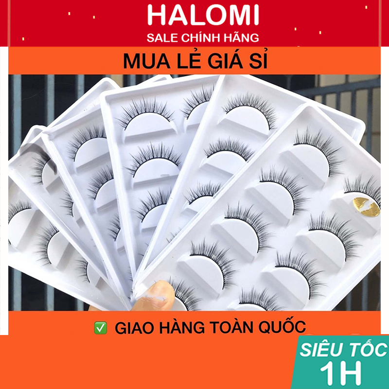 Mi giả 3D 5 cặp cao cấp chính hãng HALOMI giá sỉ