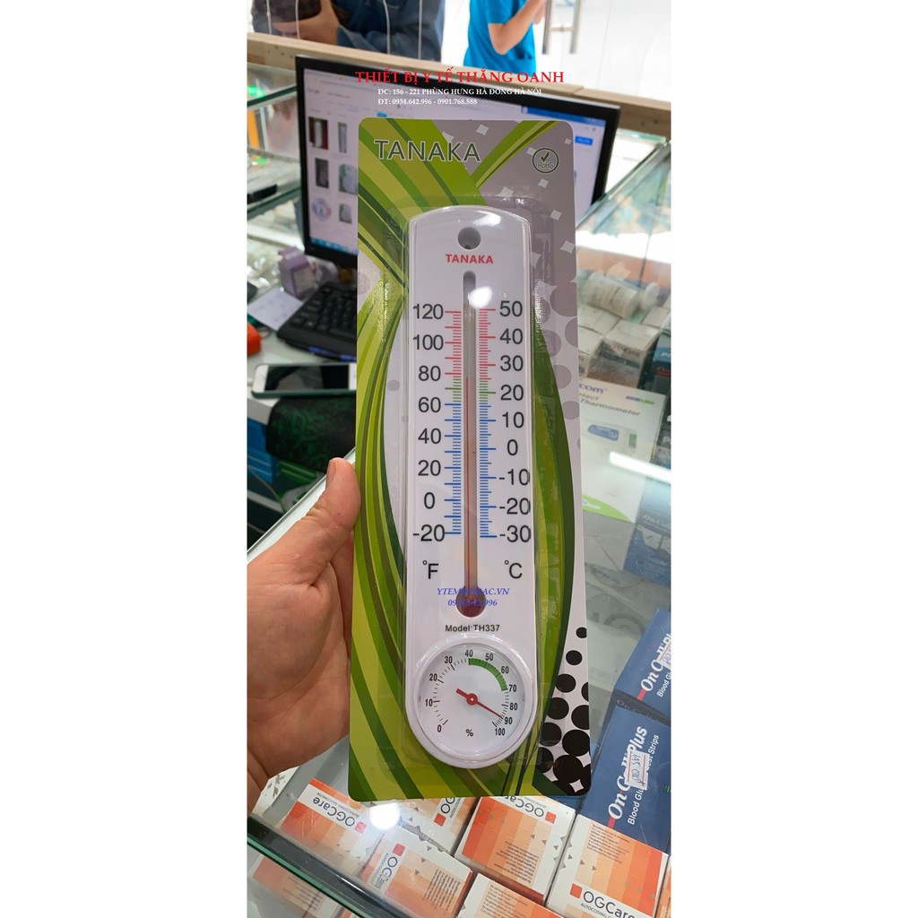 Nhiệt ẩm kế thủy ngân tanaka th337