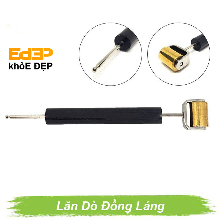 Cây Lăn Dò Đồng Láng Mát Xa - Dụng Cụ Diện Chẩn ( Phụ Kiện Masage Điện Chấn, Nhấn Lay Huyệt Mặt Cổ Tay Chân Toàn Thân ) ChuanMua GDA170