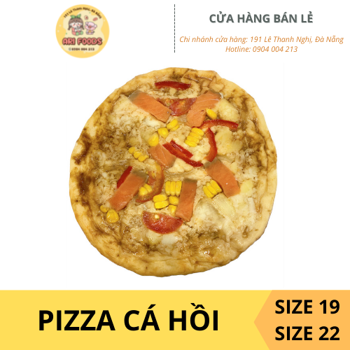 Pizza Cá Hồi Size 22 ]