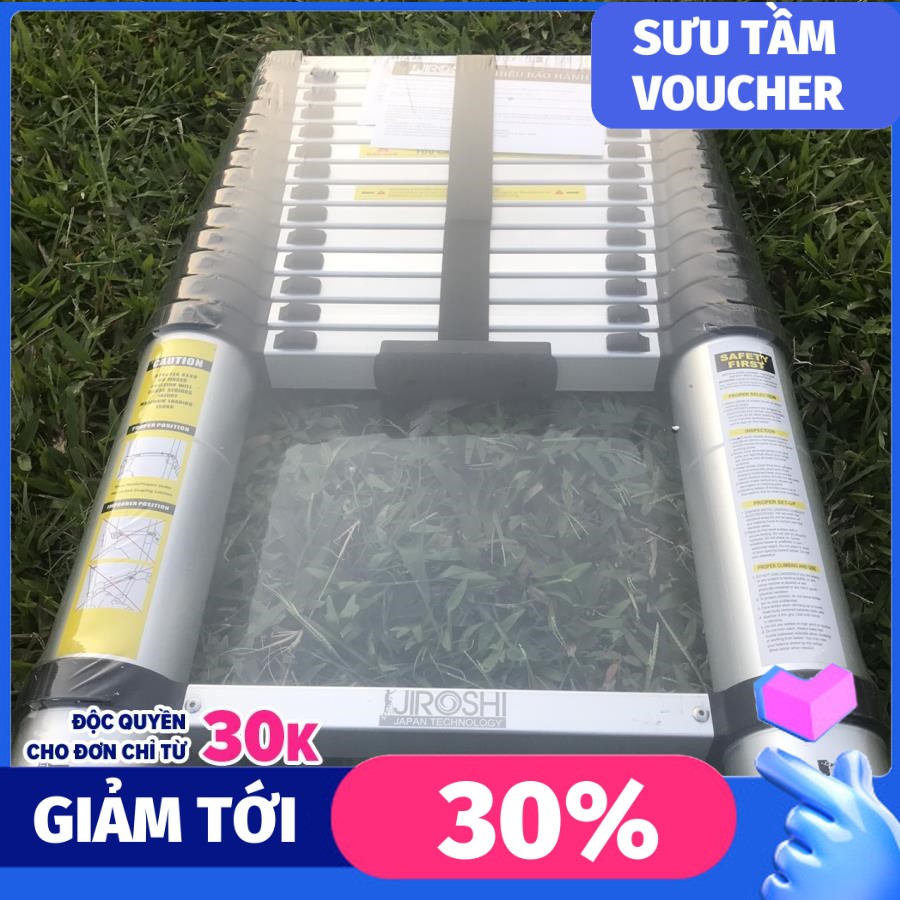 [HCM]Thang Nhôm Rút Đơn 5.0 mét JlROSHl Công nghệ Nhật Bản