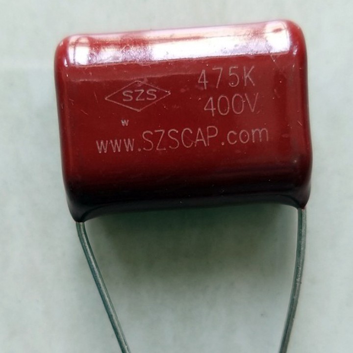 Tụ Đỏ 475K_400V Bộ 50 Con - 475-50
