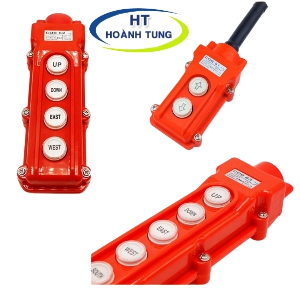 Công tắc COB-61, COB-62, COB-63, COP-213 kín nước, chống bụi điều khiển trực tiếp và gián tiếp pả lăng nâng hạ