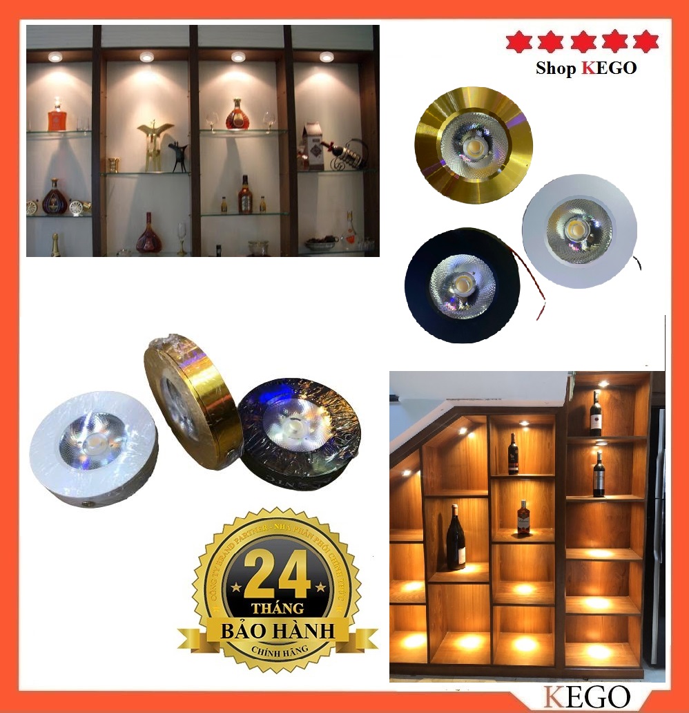 Đèn led ốp nổi tủ rượu, tủ quần áo, tủ trưng bày sản phẩm ....vv