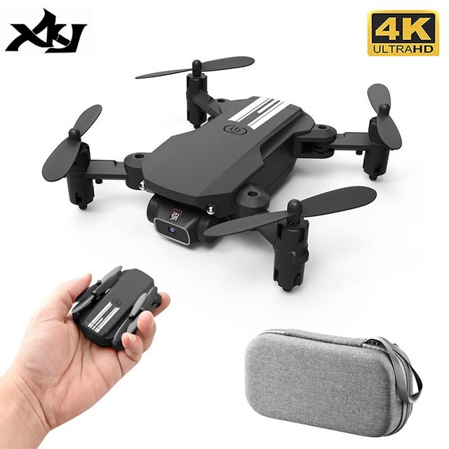 NEW 2021 - Máy bay điều khiển từ xa Flycam mini Drone 4K Camera HD WiFi Fpv Áp Suất Không Khí Giữ Cao Độ Màu Đen Và Xám có Thể Gập Lại ảnh truyền về điện thoại