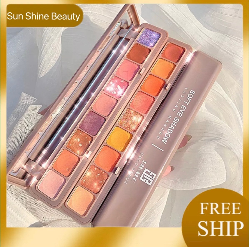 ( Giảm giá shock) Bảng Phấn Mắt ️ ️ Phấn Mắt 9 ô DIKALU Coco venus Soft Eye Shadow, Nội Địa Trung ,phấn mắt, nhũ mắt, phấn mắt nội địa trung, bảng phấn mắt, Bảng mắt nhũ 9 ô cực hot . SUN SHINE BEAUTY