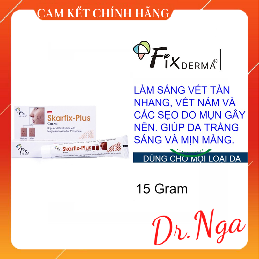 Fixderma Kem Dưỡng Sáng Da Skarfix Plus Cream 15g
