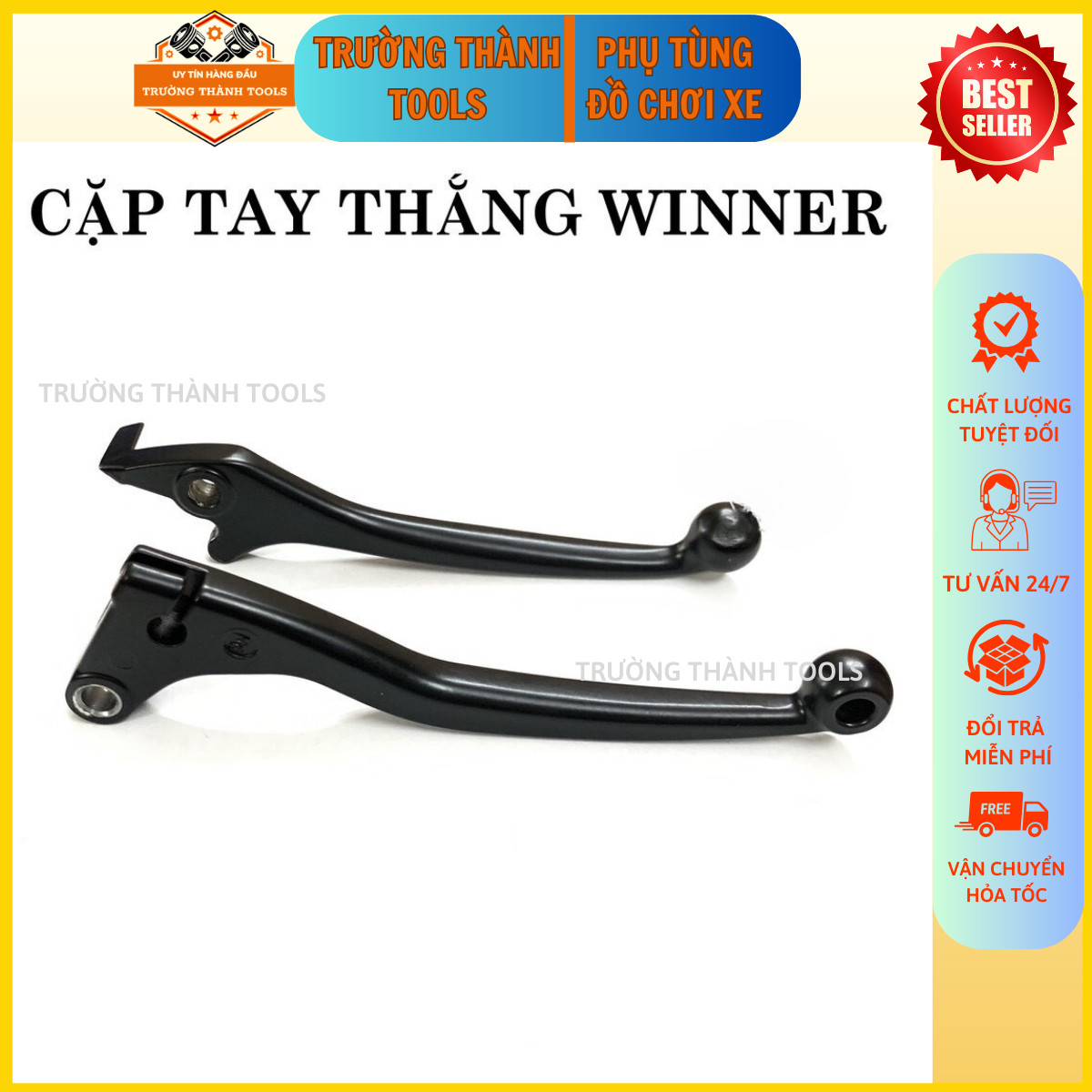 Tay thắng và tay côn xe máy Winner/WinnerX màu đen Trường Thành Tools