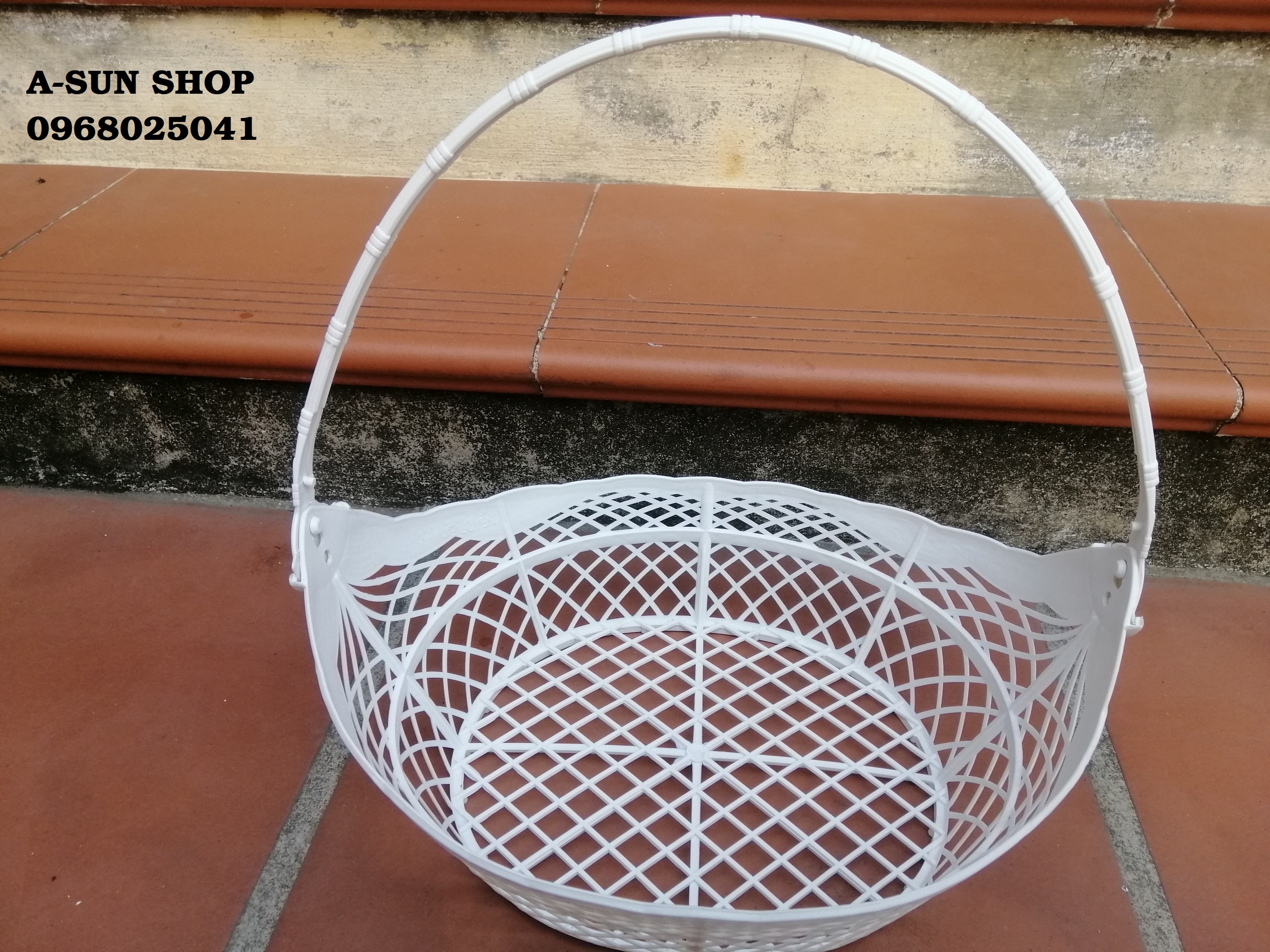 Giỏ nhựa trồng lan-Giỏ quà tặng, trang trí nhà cửa siêu đẹp- Giỏ nhựa- Giỏ đựng đồ- Giỏ trồng cây