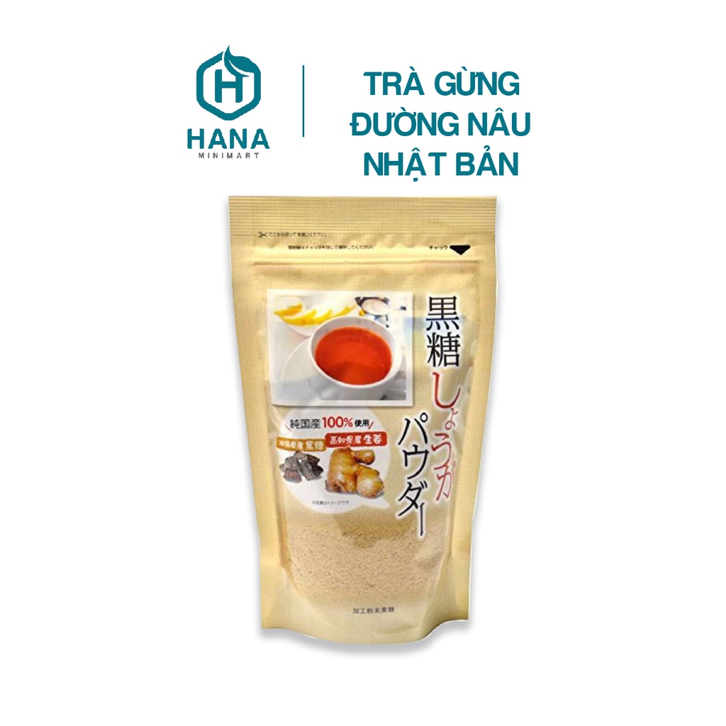 Trà gừng đường nâu nhật bản