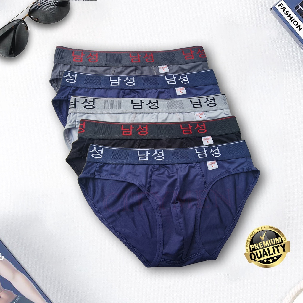 Quần lót nam thun lạnh lưng 𝗛𝗔̀𝗡 𝗡𝗛𝗔̣̂𝗧 𝗧𝗛𝗔́𝗜 cao cấp co dãn thấm hút tốt sịp tam giác