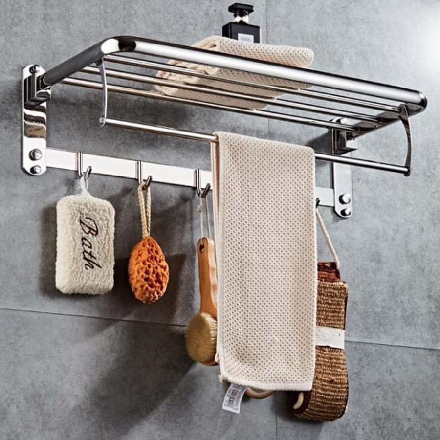 Máng Khăn Cao Cấp Inox 304, máng khắn nhà tắm, máng khắn inox, kệ khắn nhà tắm, kệ khăn inox, giàn vắt khăn nhà tắm, máng khắn giá rẻ K-MK11