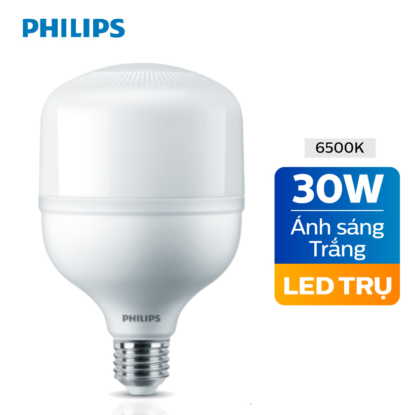 Bóng đèn Philips LED Trụ TForce core 30W HB E27- Ánh sáng trắng/ Ánh sáng vàng