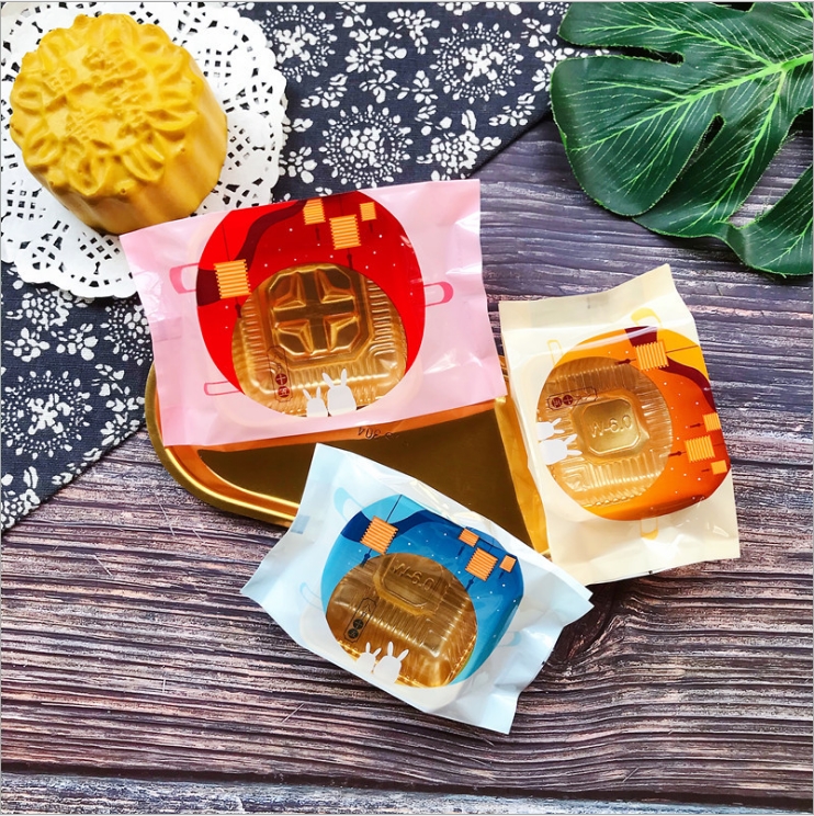 Túi đựng bánh trung thu 50g xấp 100 cái - KHÔNG KÈM KHAY