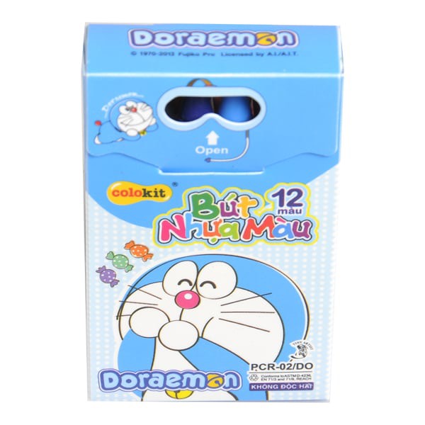 Bút nhựa màu colokit doraemon pcr-02/do