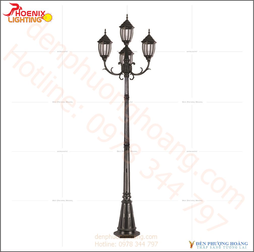 Đèn cột công viên
