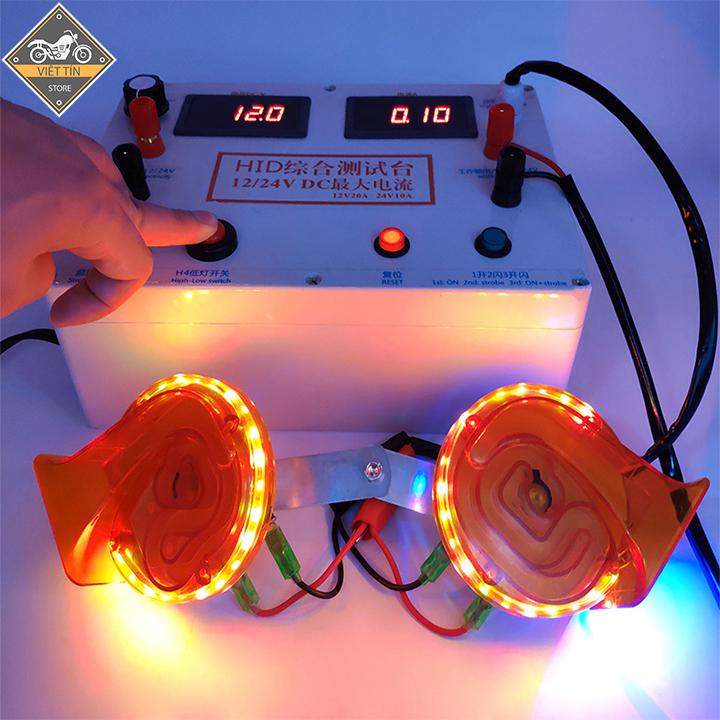 Còi ốc sên có đèn Led flash  trang trí 12V P3 -Việt Tín