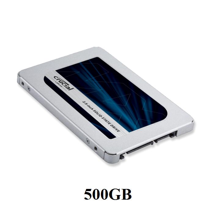 Ổ cứng SSD Crucial MX500 3D NAND SATA III 2.5 inch 500GB (Xanh) - Nhất Tín Computer