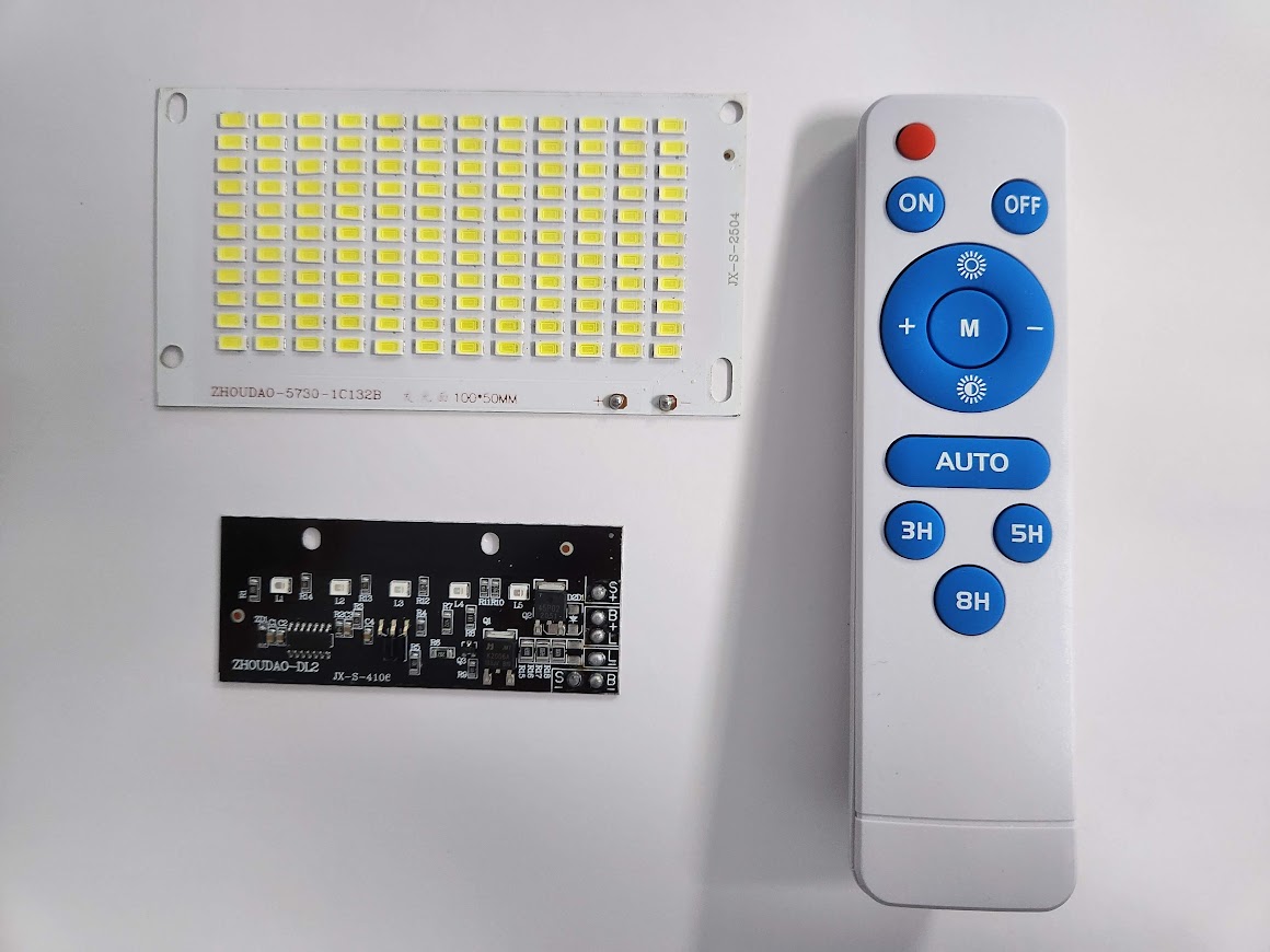 Mạch + điều khiển + chip led 60w lắp cho đèn pha 60w năng lượng mặt trời
