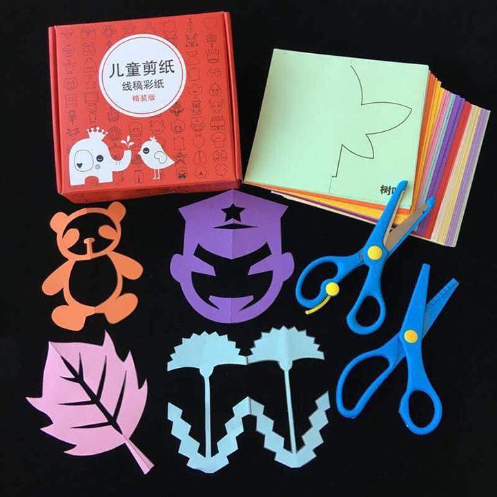 Bộ cắt giấy an tàn cho bé