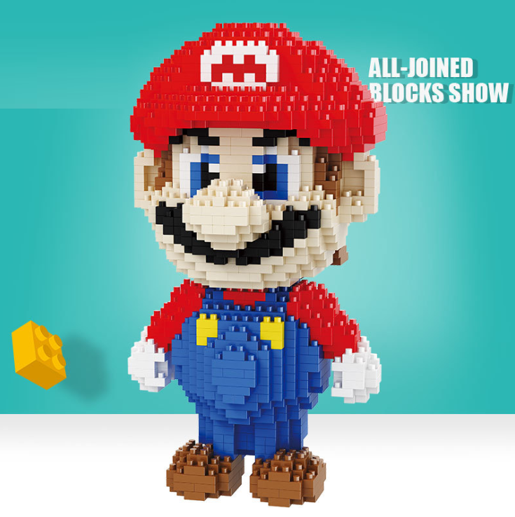 Đồ Chơi Nanoblock Super Mario - Cao 18 cm