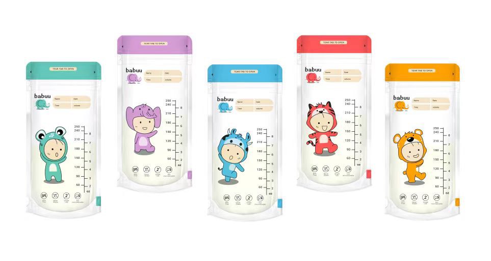 Hộp 50 túi trữ sữa Nhật Bản 250ml Babuu Baby tiện lợi cho mẹ