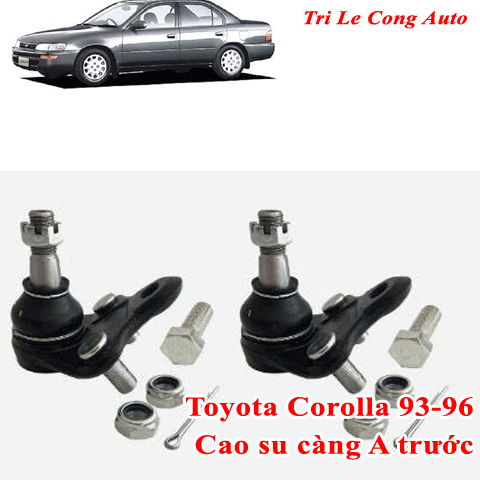 Cao su càng A Corolla 92-96 trên dưới trước sau Toyota đời 93 94 95 1.3 1.6 số sàn tự động gầm rotuyn trụ đứng dưới