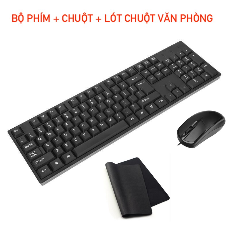 Bàn Phím Văn Phòng giá Rẻ - Hàng Chính Hãng Tặng Kèm Lót Chuột Logitech