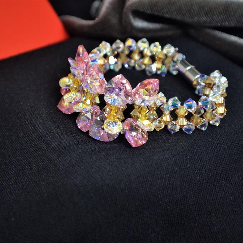 Sale xả hàng-Vòng tay pha lê Swarovski thiết kế độc quyền