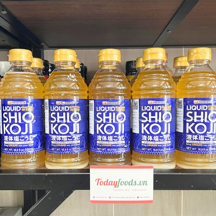 Xốt shio koji nhật bản 500ml | ướp thay thế muối, ngọt thanh, đậm vị umami