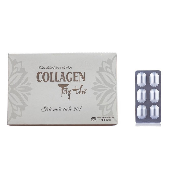 Viên Uống Collagen Trắng Da Mờ Nám Chống Lão Hóa Collagen Tây Thi Sao Thái Dương