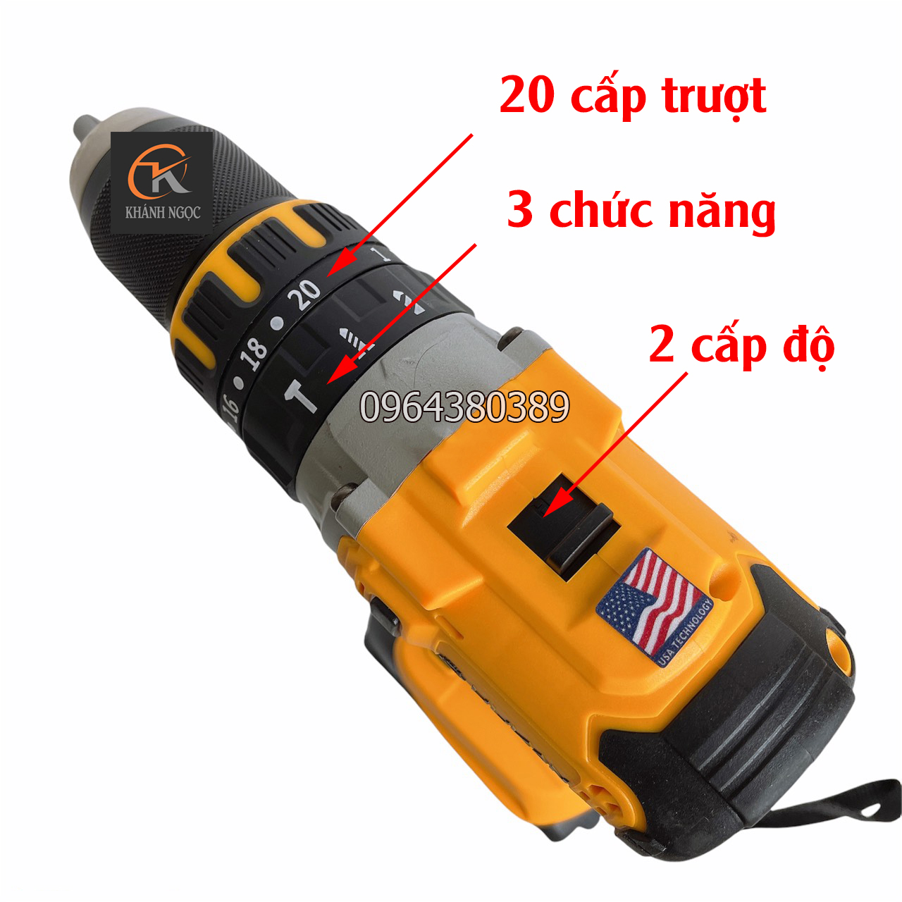 Máy khoan pin HUKAN X8 Pro không chổi than đầu kẹp 13 ly tặng túi Máy khoan pin HUKAN X8 Pro không chổi than đầu kẹp 13 ly tặng túi