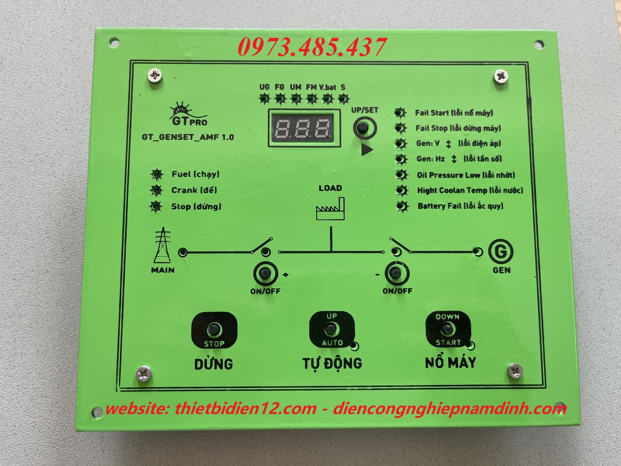 Bộ điều khiển máy phát điện - bộ điều khiển ats 1 pha amf1.0