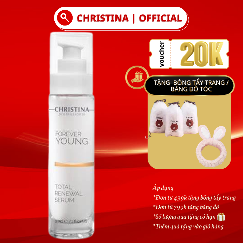 Serum chống lão hóa forever young total renewal christina giúp phục hồi nếp nhăn, da căng bóng 50ml/lọ. 0783.289.750