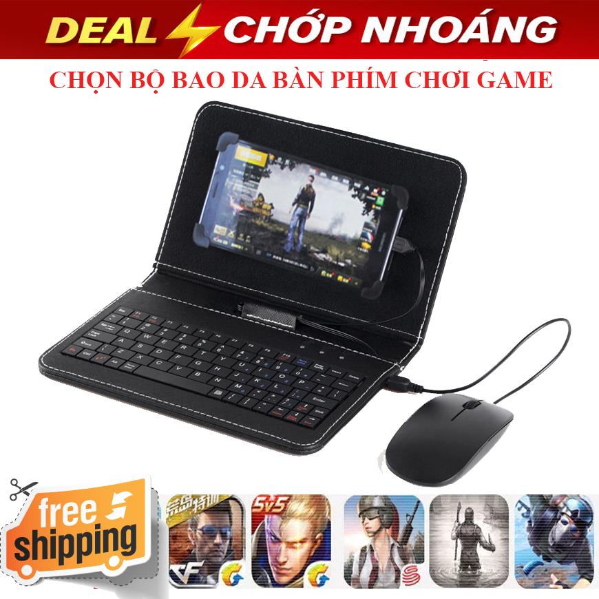 Bộ Kết Nối Bàn Phím Cho Điện Thoại.Bao Da Bàn Phím Có Chuột Cao Cấp Tiện Dụng Cho Smartphone Và Máy Tính Bảng Dễ Sử Dụng Tặng Chuột Có Dây - Hiệu quả lan toả niềm tin