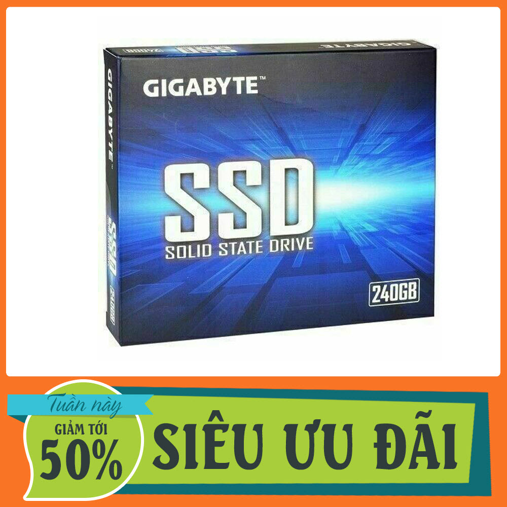 [HCM][Siêu Ưu Đãi] Ổ cứng SSD Gigabyte 240GB Nguyên Seal - Bảo hành 3 năm