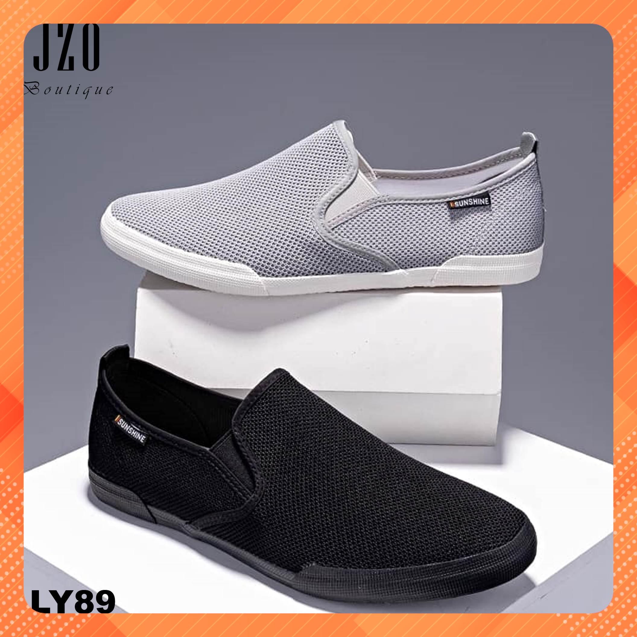 Giày lười slip on nam leyo ly89