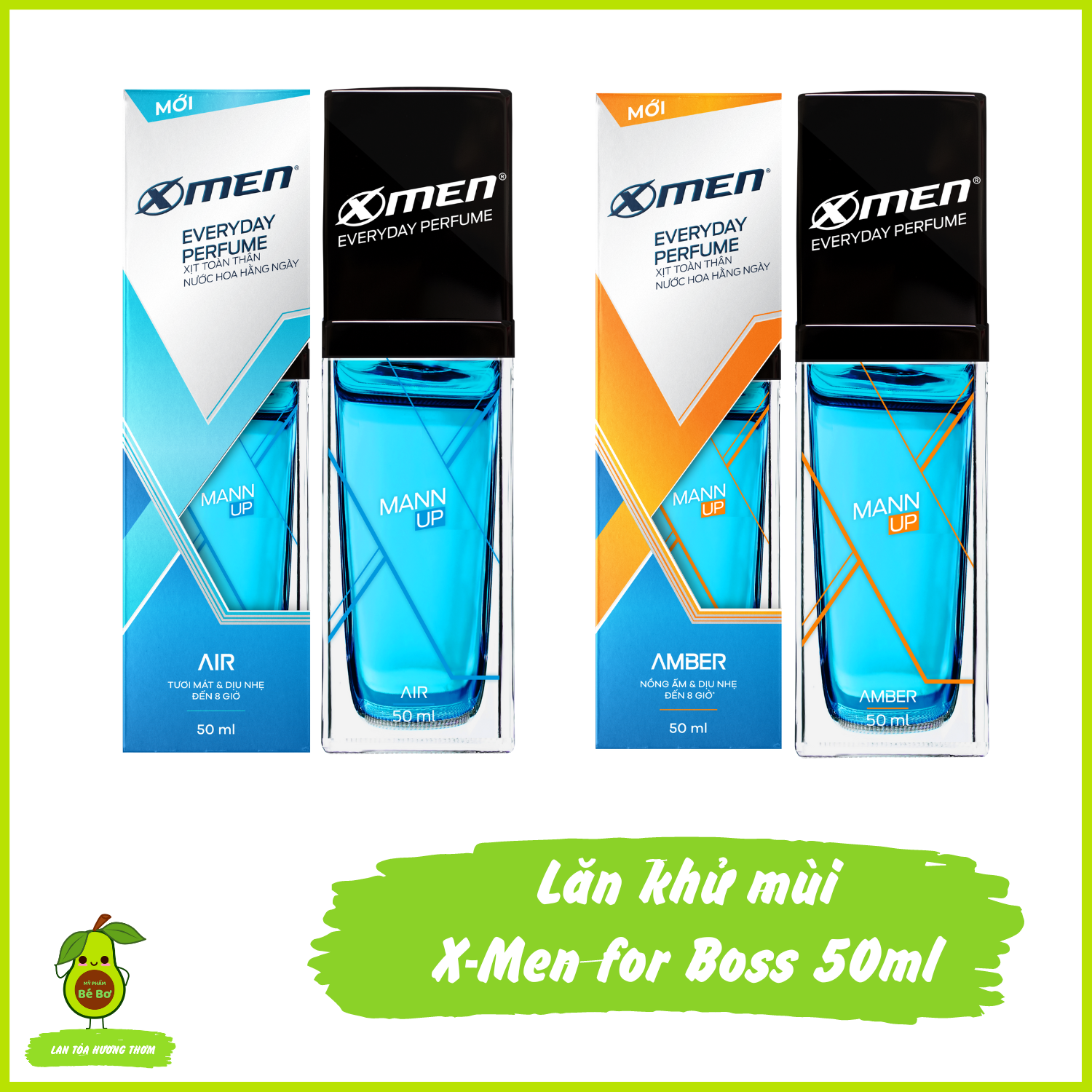Xịt nước hoa Xmen Mann Up 50ml