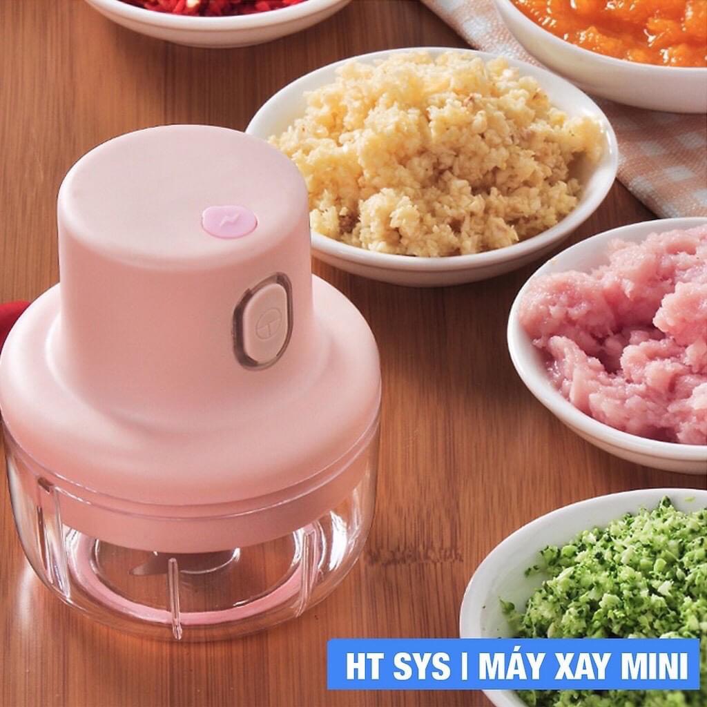 Máy xay tỏi ớt mini