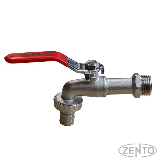 Combo 2 vòi đồng tay inox zento zt706