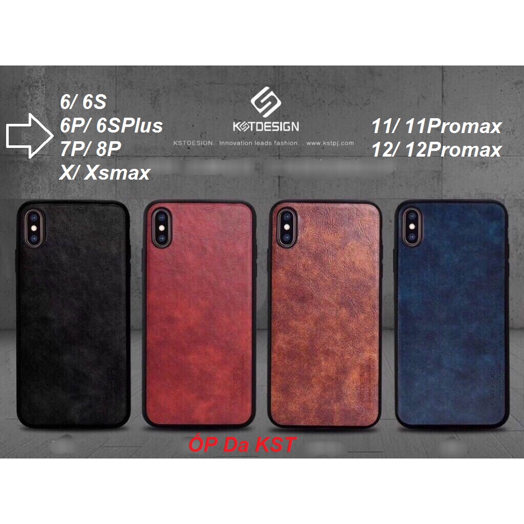 Ốp Da Chính Hãng KST Design IPhone 6/7/8/X/Xsmax/11/12Promax