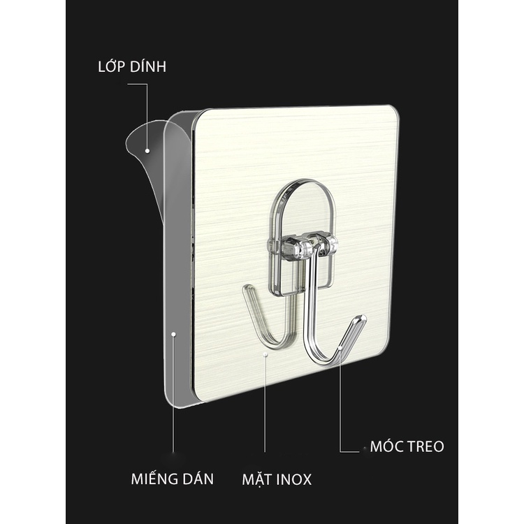 Móc treo đa năng dán tường siêu chắc MKS012